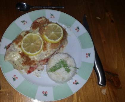 Filets de merlan à la crème moutardée