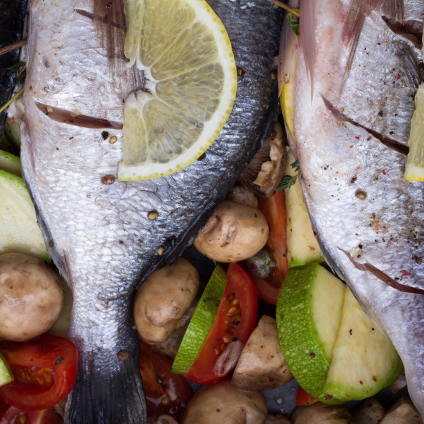 Filets de mulet en papillote
