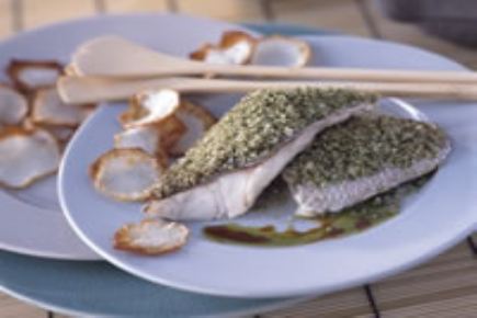 Filets de pageot au thé vert minceur