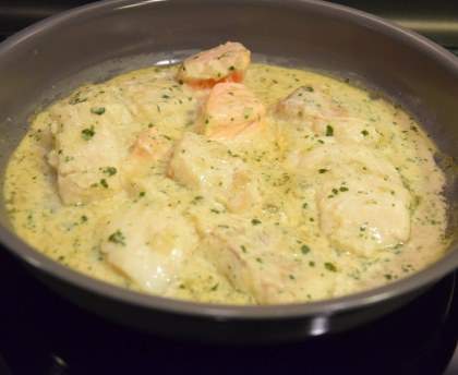 Filets de poisson sauce combava