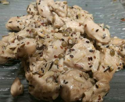 Filets de poulet au sésame