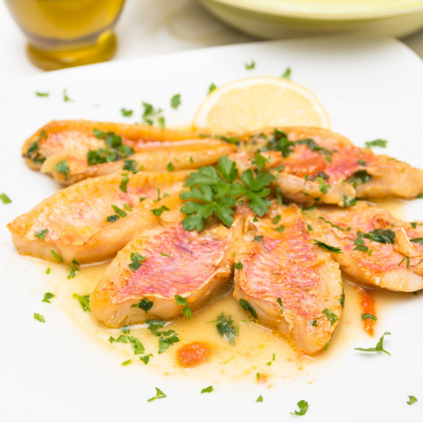 Filets de rouget au safran