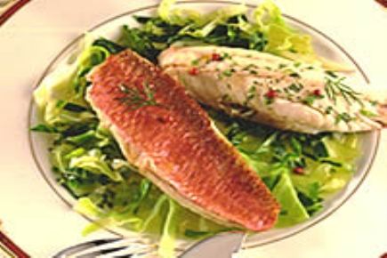 Filets de rougets à la citronnelle