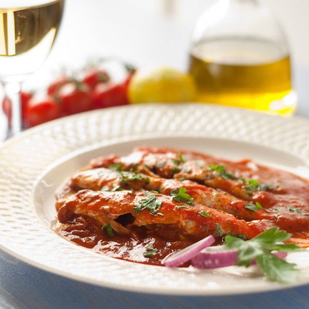 Filets de rougets aux tomate