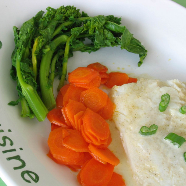 Filets de sole, sauce au citron et marjolaine