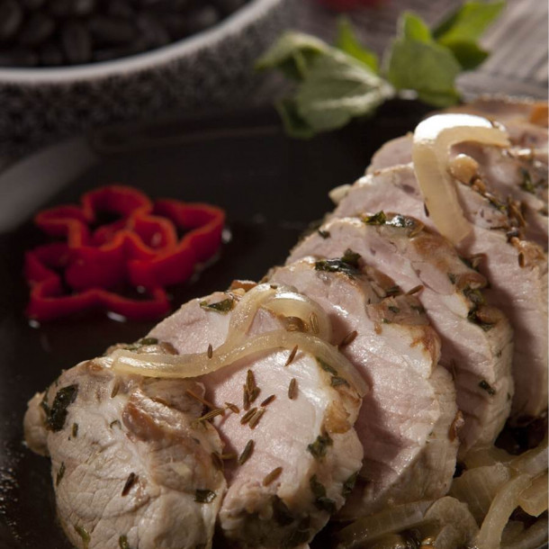 Filets mignons à la menthe et au cumin