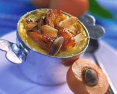 Flan à l'abricot et à l'orgeat