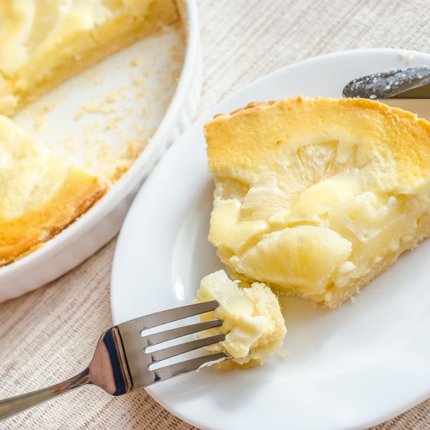 Flan à l'ananas