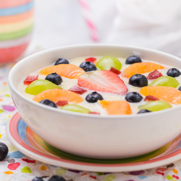 Flan aux fruits