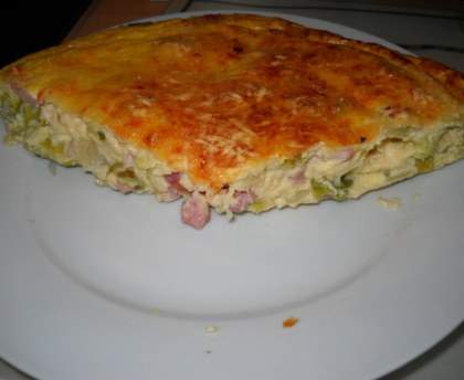 Flan aux légumes et aux lardons