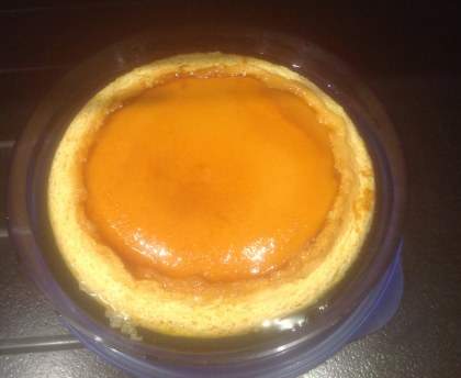 Flan aux oeufs au zeste d'orange