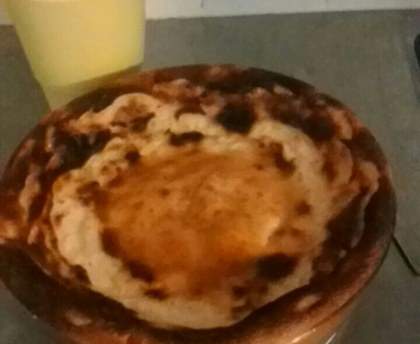 Flan aux raisins secs