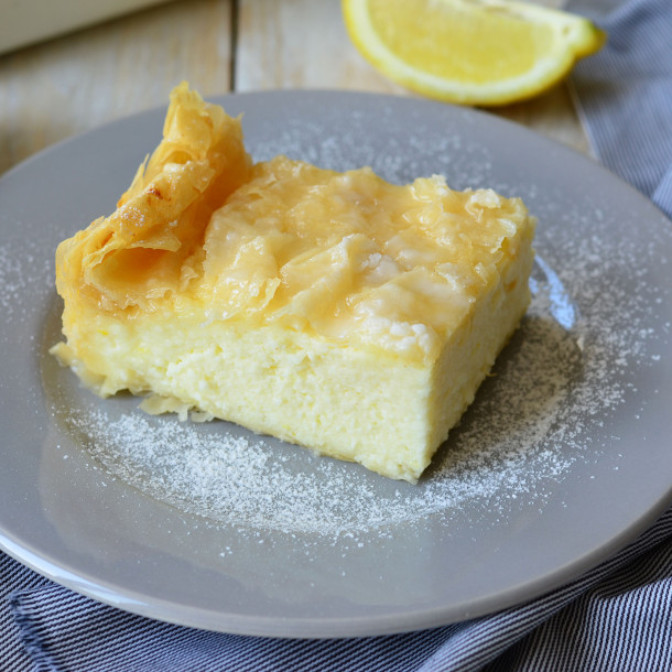 Flan croustillant au citron
