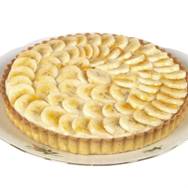Flan de bananes sèchées