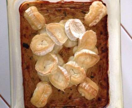 Flan de courgette au chèvre