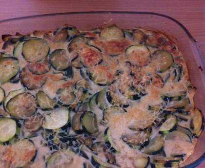 Flan de courgettes au basilic
