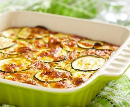 Flan de courgettes au micro-ondes