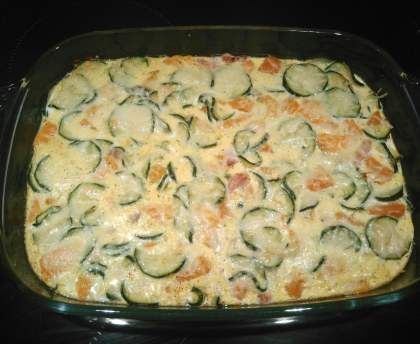 Flan de courgettes aux patates douces