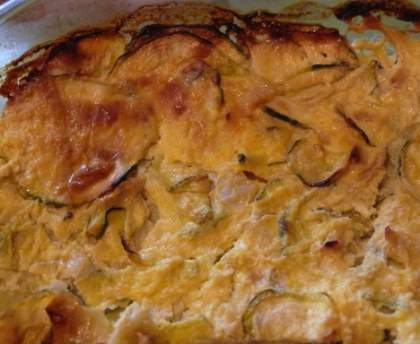 Flan de courgettes light