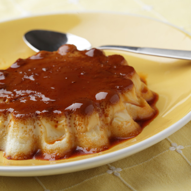 Flan de noix de coco râpée