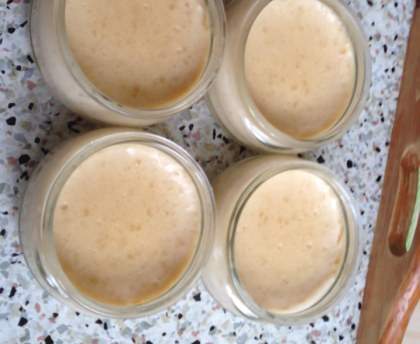 Flan de tapioca à la vanille