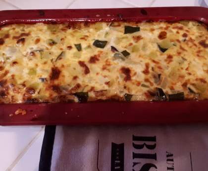 Flan de thon aux courgettes
