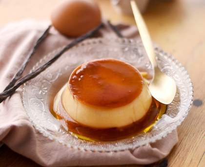 Flan extra simple à la vapeur