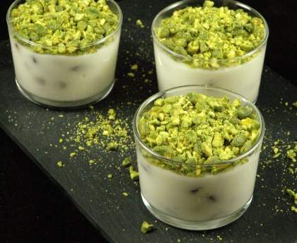 Flan libanais à l'eau de fleurs d'oranger (m'halbi)