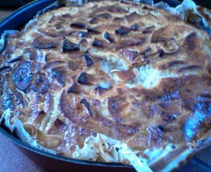 Flan pâtissier pommes/vanille