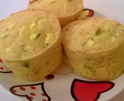 Flan poulet, curry, courgettes