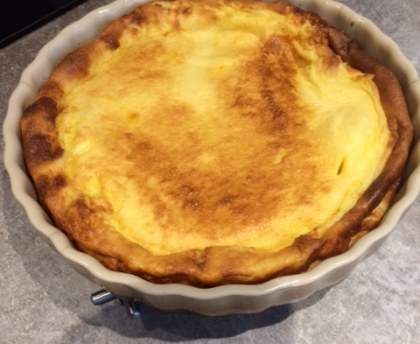 Flan vanille et fleur d'oranger