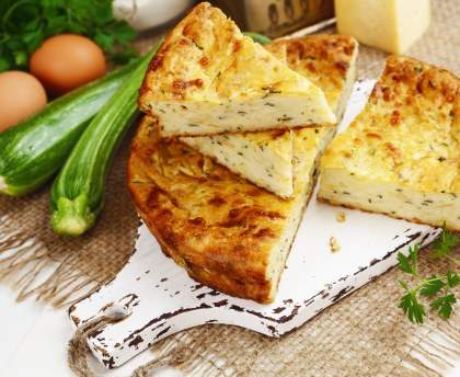 Flans de courgettes simples