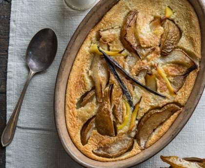 Flognarde (clafoutis auvergnat aux poires)