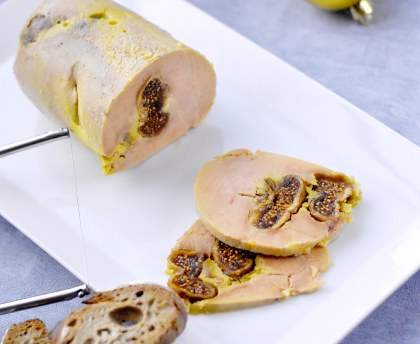 Foie gras aux figues au torchon