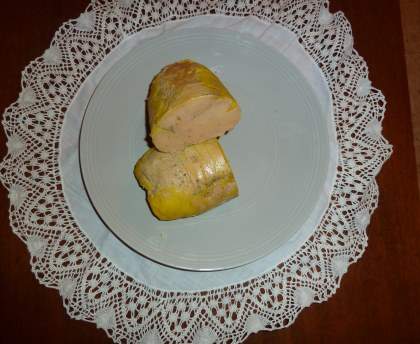 Foie gras mi-cuit (cuisson au micro-ondes)