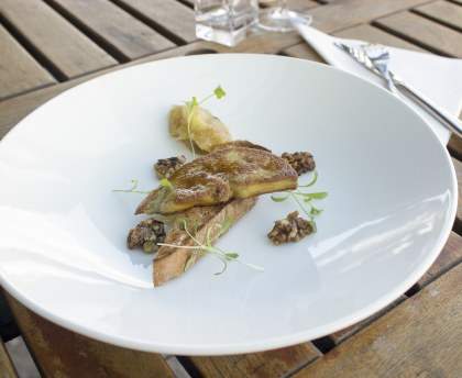 Foie gras poêlé aux raisins