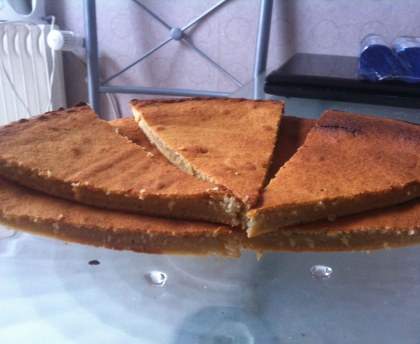 Fondant à la compote de pommes