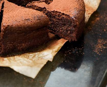Fondant à la crème de marrons et au chocolat