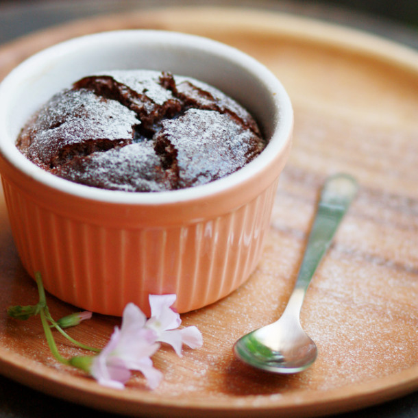 Fondant à la farine de châtaigne