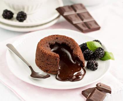 Fondant au chocolat au coeur coulant