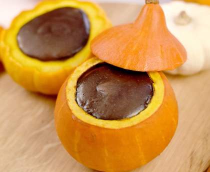 Fondant au chocolat au potimarron