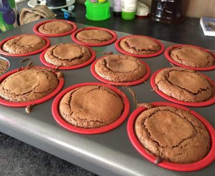 Fondant au chocolat blanc à l'intérieur