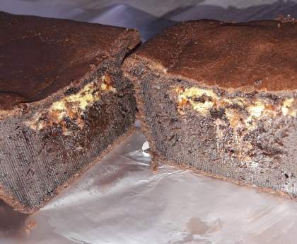 Fondant au chocolat et au granola