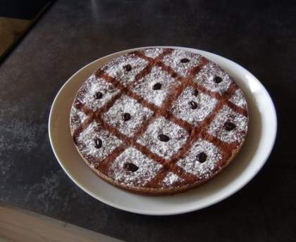 Fondant au chocolat et aux amandes