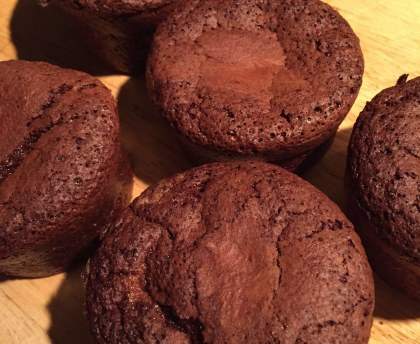 Fondant au chocolat sans gluten