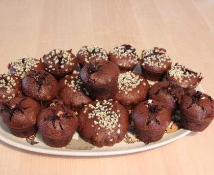 Fondant aux 2 chocolats