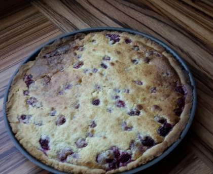 Fondant chocolat blanc, coco, framboises