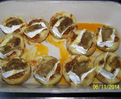 Fonds d'artichauts gratinés au chèvre