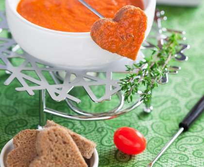 Fondue à la tomate