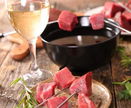 Fondue au bouillon